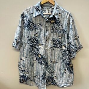 Roundtree & Yorke Silk Button Down